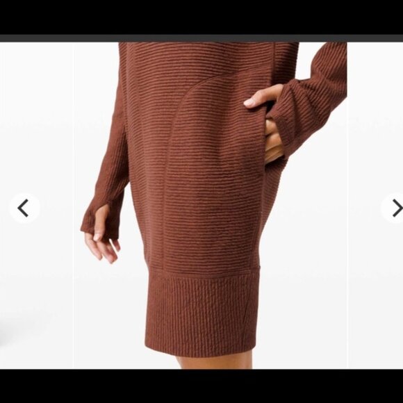 LULULEMON ON REPEAT LONG SLEEVE SWEATER DRESS 10 - Picture 3 of 12